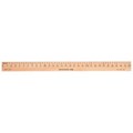 Westcott® Flat style office ruler with recessed edge - 30cm